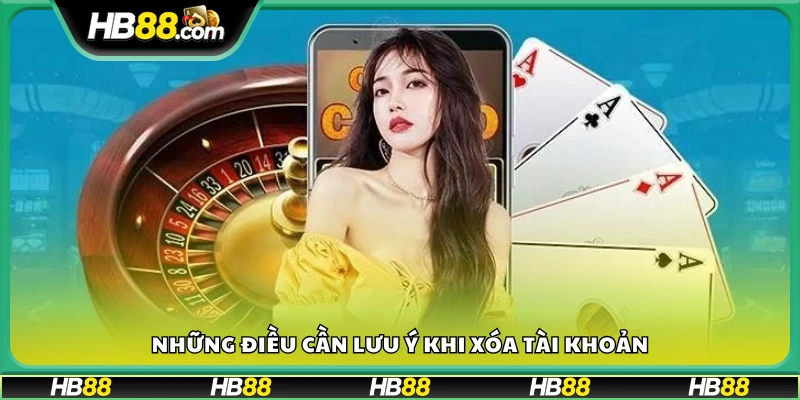 Lưu ý quan trọng về hậu quả và dữ liệu khi xóa tài khoản