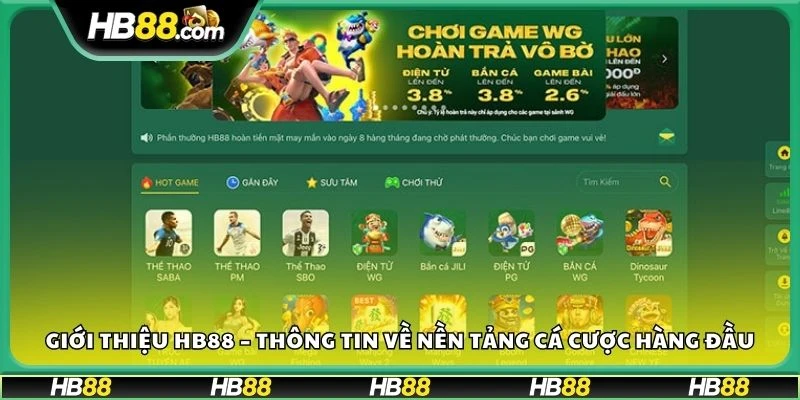 Giới thiệu HB88 – Thông tin về nền tảng cá cược hàng đầu