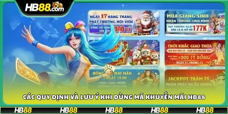 Các quy định và lưu ý khi dùng mã khuyến mãi HB88