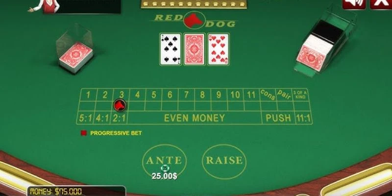 Nắm bắt thông tin đầy đủ về trò chơi Red Dog tại HB 88