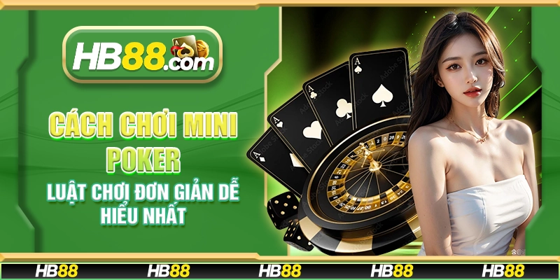 Cách chơi mini poker - Luật chơi đơn giản dễ hiểu nhất