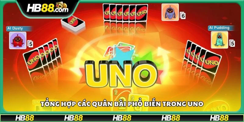 Tổng hợp các quân bài phổ biến trong Uno