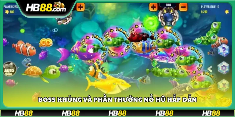 Thử thách boss lớn cùng phần thưởng nổ hũ giá trị